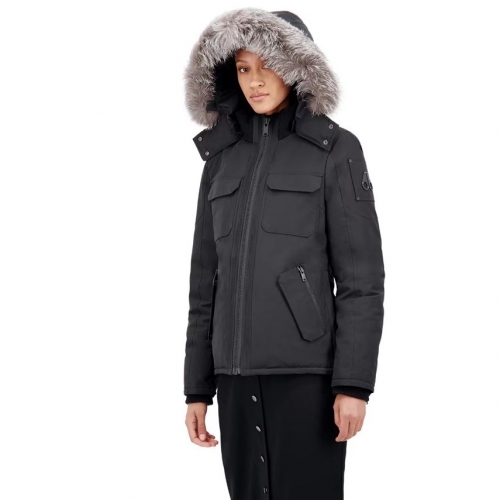 ムースナックルズユニセックスダックダウンパディングo0112ブラック