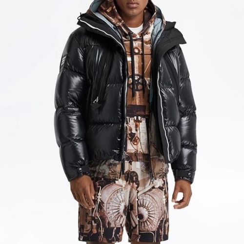 バーバリーユニセックスカジュアルダックダウンパディングr04211ブラック