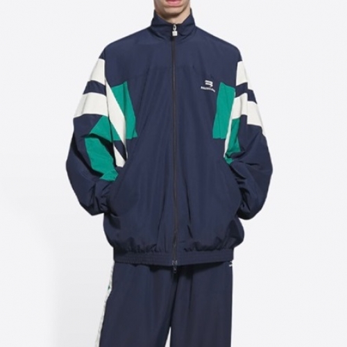 バレンシアガメンズカジュアルジャケットl01227ネイビー