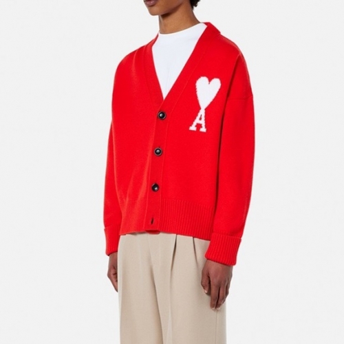 アミユニセックスカジュアルカーディガン0226レッド