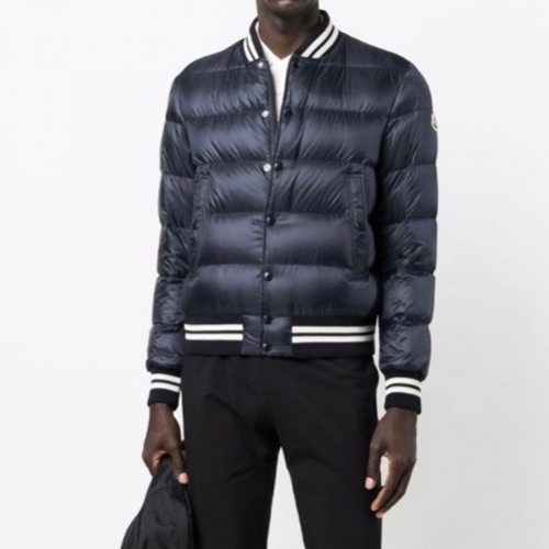 モンクレールユニセックスパッチモダンダウンパディングc02371ネイビー