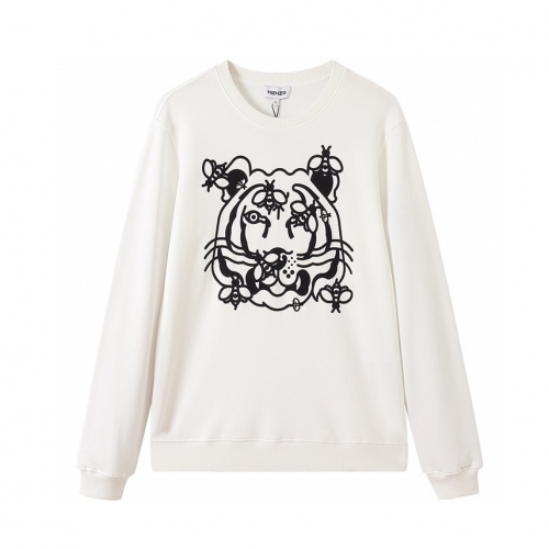 ケンゾーメンズシグネチャータイガーコットンスウェットシャツn0173ホワイト