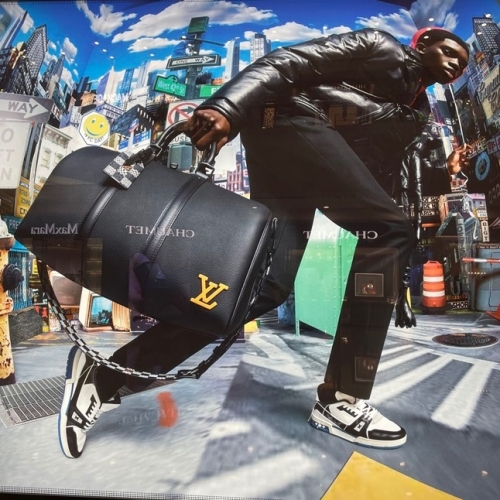 ルイヴィトンメンズレザージャケットu03760ブラック