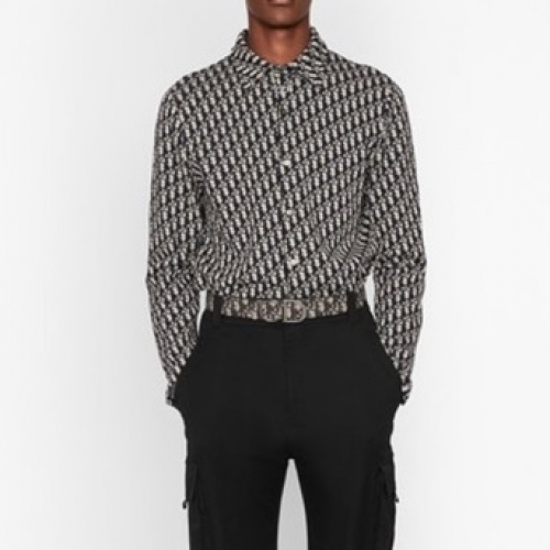 ディオールメンズクラシックシャツo01541ブラック