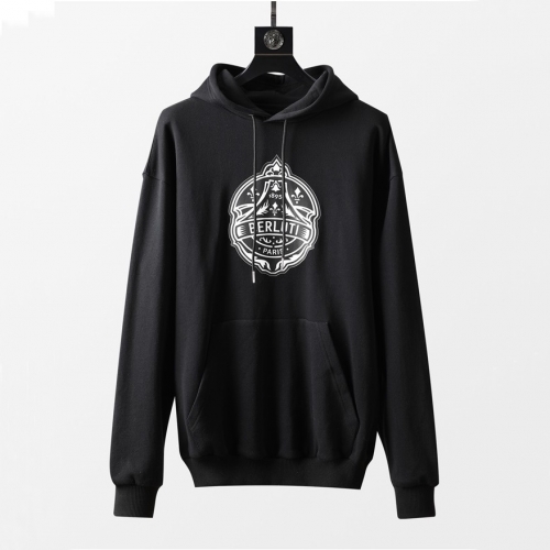 ベルルッティメンズカジュアルコットンフーディr0055ブラック