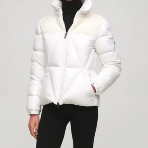 モンクレールレディースパッチモダンダウンロングパディングc02382ホワイト