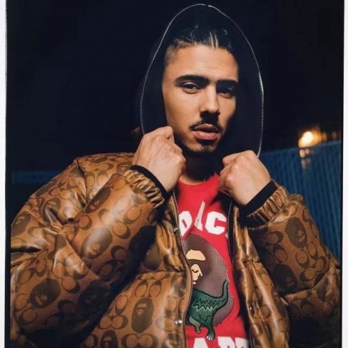 コーチコーチメンズダックダウンパディングa002ブラウン