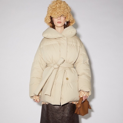 -アクネストゥディオズレディースダックダウンパディングn0132アイボリー