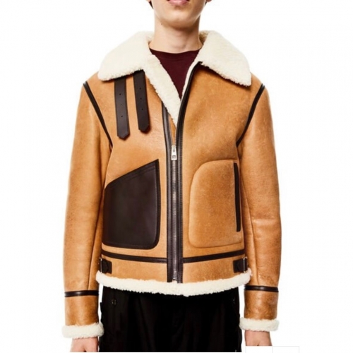 ロエベメンズカジュアルジャケットe0515キャメル