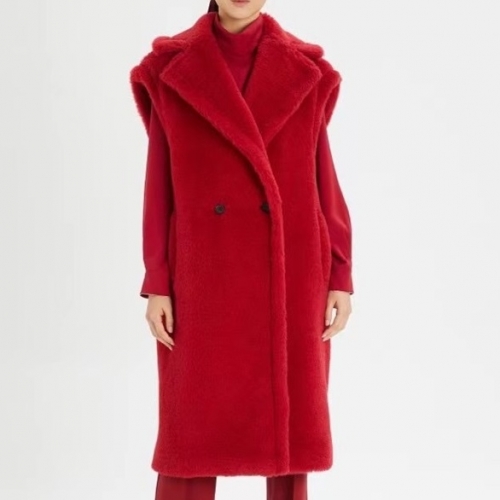 マックスマーラレディースフランネルベストx0107