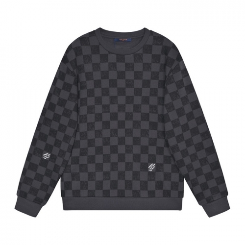 ルイヴィトンメンズカジュアルコットンスウェットシャツu03782ブラック