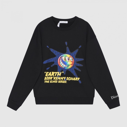 ディオールメンズレトロスウェットシャツo01547ブラック