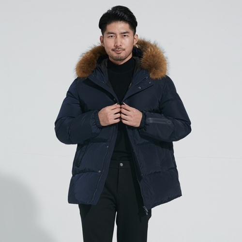 -ディオールメンズベーシックカジュアルダックダウンパディングo01559ネイビー