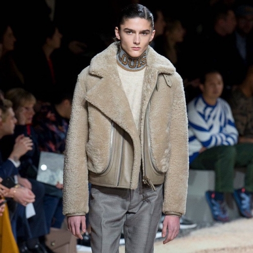 ルイヴィトンメンズレザージャケットu03800ベージュ