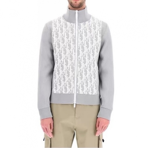 ディオールメンズモダンレザージャケットo01560グレー