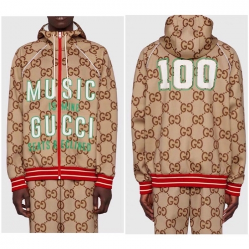 グッチメンズカジュアルトレーニングふくc04486ブラウン