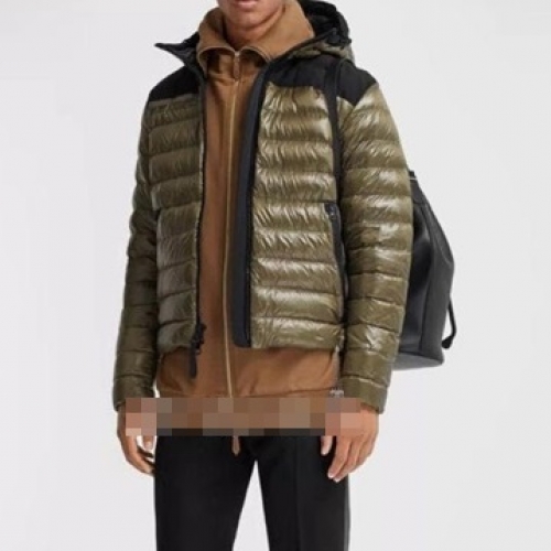 バーバリーユニセックスカジュアルダックダウンパディングr04237カーキ