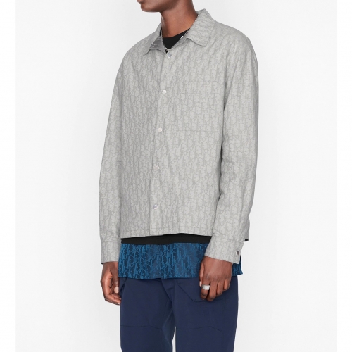 ディオールメンズモダンレザージャケットo01562グレー