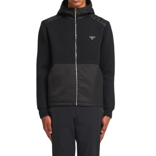 プラダユニセックスカジュアルジャケットa02503ブラック