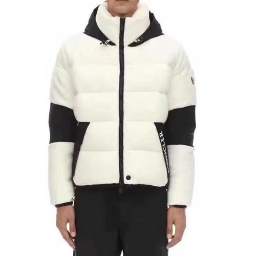 モンクレールユニセックスパッチモダンダウン両面パディングc02417ホワイト