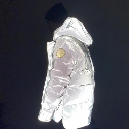 カナダグースユニセックスパッチカジュアルダウンパディングパーカーn0381グレー