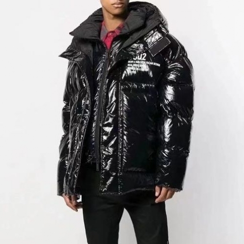 d2ディースクエアード2メンズダックダウンパディングq0057ブラック