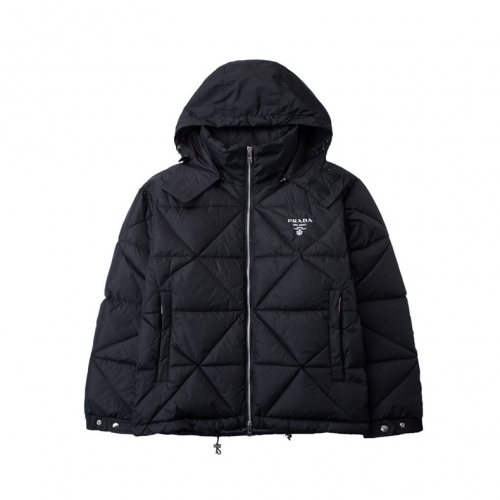 プラダユニセックスカジュアルジャケットa02516ブラック