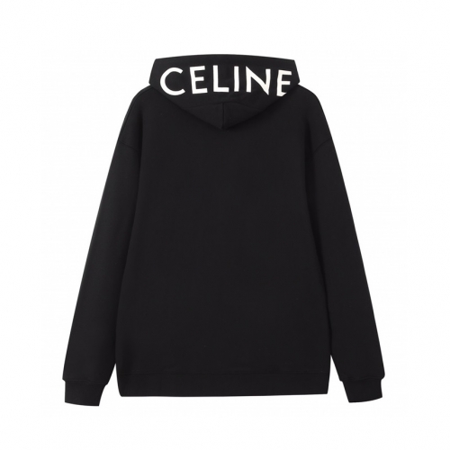 セリーヌユニセックスコットンフーディl0205ブラック