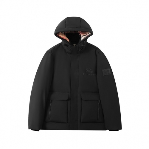 バーバリーメンズクラシックカジュアルジャケットr04247ブラック