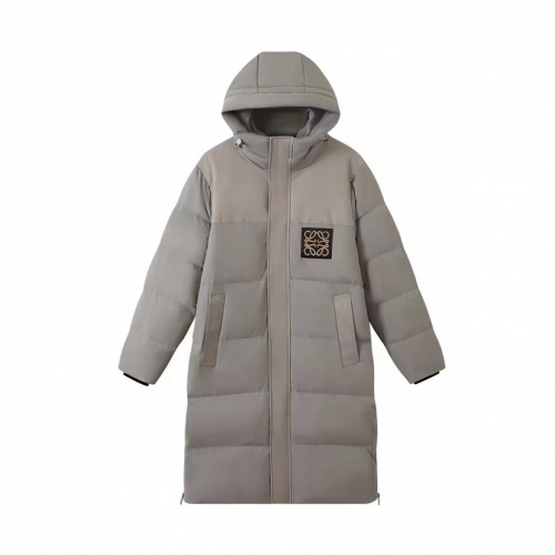 ロエベメンズダックダウンパディングe0532グレー