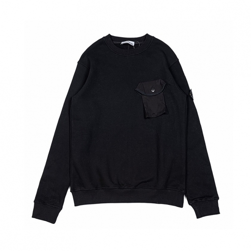 /--ストーンアイランドメンズコットンスウェットシャツo0441ブラック