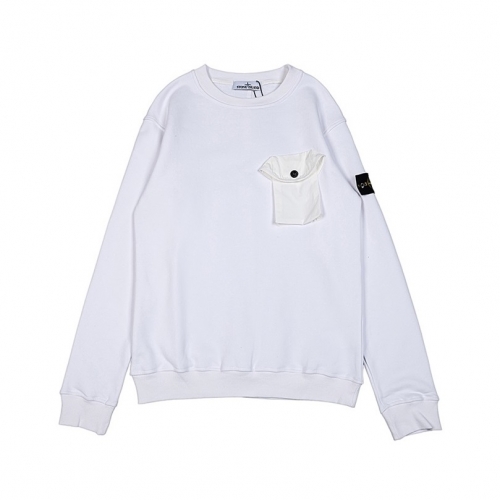 /--ストーンアイランドメンズコットンスウェットシャツo0442ホワイト