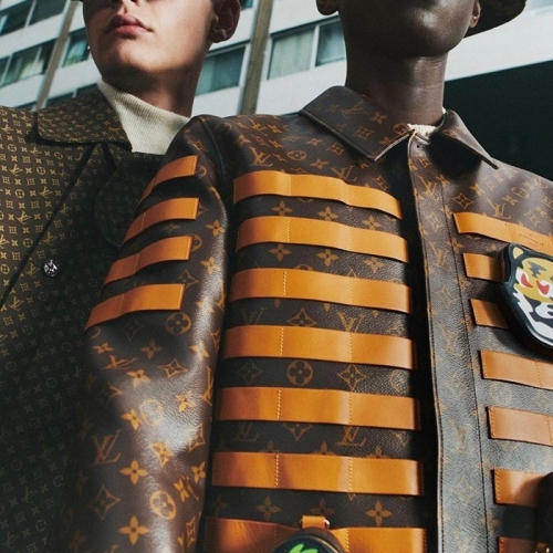 ルイヴィトンメンズレザージャケットu03831ブラウン