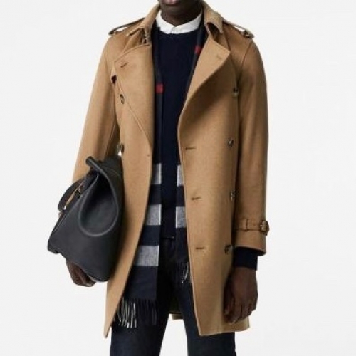 バーバリーメンズヴィンテージカシミヤコートr04252キャメル