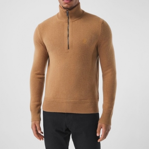バーバリーメンズカジュアルセーターr04255キャメル