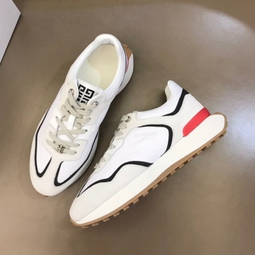 ジバンシィメンズカジュアルレザースニーカーホワイトv0577