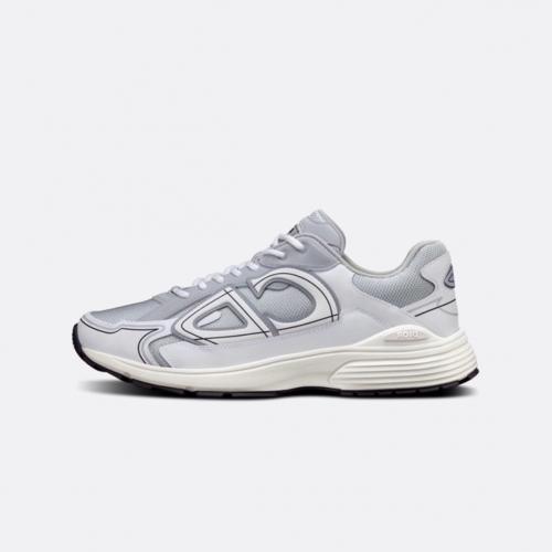 ディオールユニセックスカジュアルレザースニーカー(225-280)グレーo01574