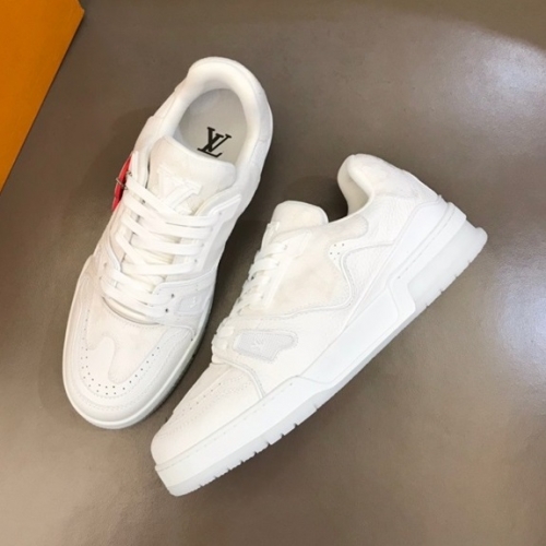 ルイヴィトンメンズモダンレザースニーカー(240-275)ホワイトu03840