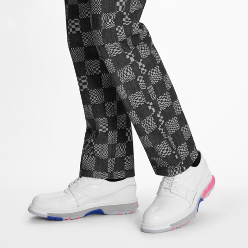 ルイヴィトンメンズモダンレザースニーカー(240-275)ホワイトu03857