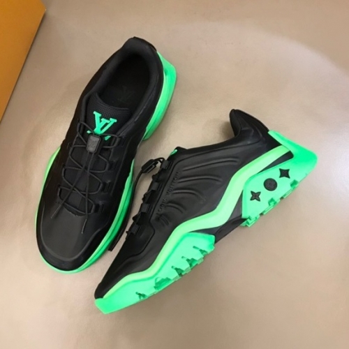 ルイヴィトンメンズモダンレザースニーカー(240-270)ブラックu03857