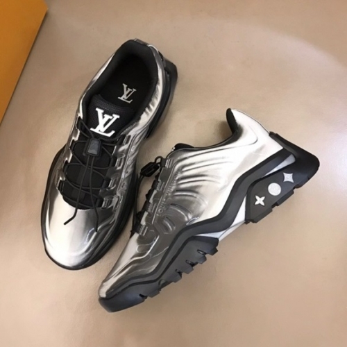 ルイヴィトンメンズモダンレザースニーカー(240-270)ブラックu03860