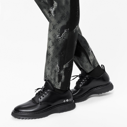 ルイヴィトンメンズビジネスレザーオックスフォードシューズブラックu03866