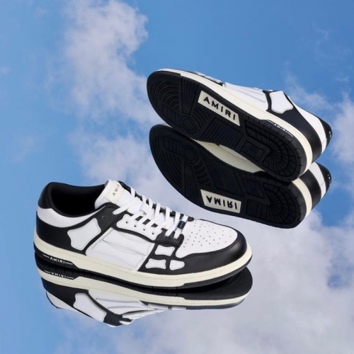 アミリユニセックスカジュアルレザースニーカー0320