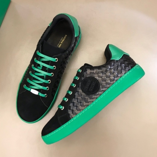 ボッテガヴェネタメンズレザースニーカーブラック(240-270)t0153