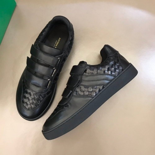 ボッテガヴェネタメンズレザースニーカーブラック(240-270)t0163