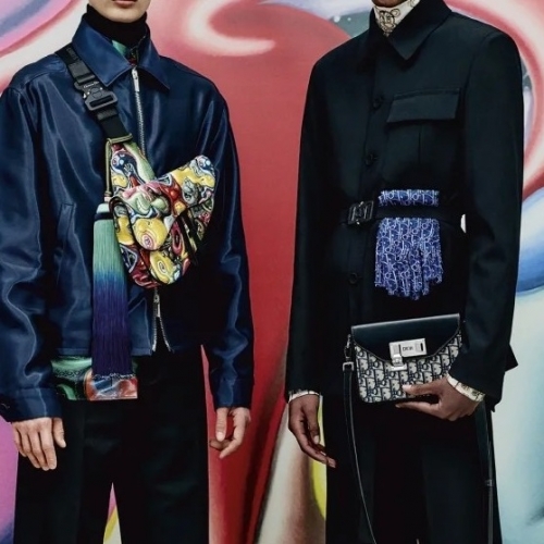 ディオールメンズオブリーククロスバッグo01589