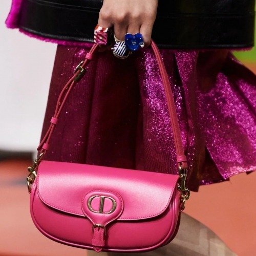 ディオールレディースボビーバッグピンクo01591