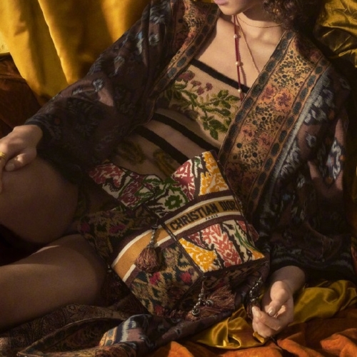 ディオールレディースオブリークバブルショルダーバッググリーンo01614