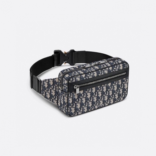 ディオールオブリークメンズヒップバッグネイビーo01623