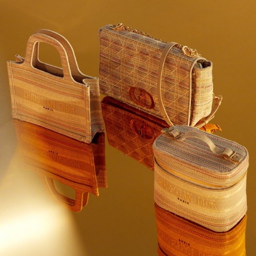 ディオールレディースミニトートバッグ(22.5)グレー'o01633